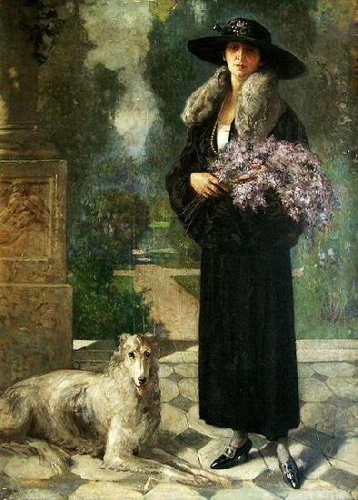 Nicolae Vermont Portret de femeie Germany oil painting art